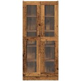 vidaXL Visoka omara starinski les 82,5x30,5x185 cm inženirski les | Shoptok.si