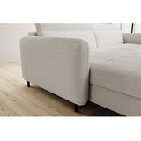 ELTAP Krem sklopiva/s prostorom za odlaganje kutna garnitura od bouclé tkanine (s lijevim kutom/s ležaljkom) Gomsi – | shoptok.hr