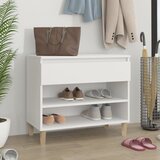 Ormarić za cipele bijeli 70 x 36 x 60 cm od konstruiranog drva | shoptok.hr