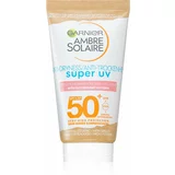 Garnier Ambre Solaire Sensitive Advanced SPF50+ krema za sončenje za občutljivo kožo 50 ml unisex
