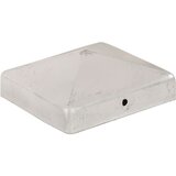  Piramidalni poklopci za stupove ograde 6 kom metalni 91 x 91 mm | shoptok.hr