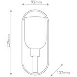 Elstead Lighting STENSKA SVETILKA Alora 60 W 220-240 V E14 | Shoptok.si