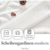 TOPICK komplet 2 kuhinjskih zaves - 90 x 115 cm odprta embalaža | Shoptok.si