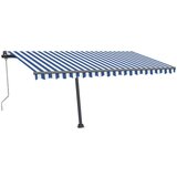  Samostojeća automatska tenda 400 x 350 cm plavo-bijela | shoptok.hr