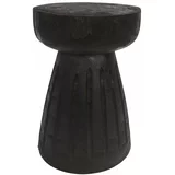 WOOOD crna vrtna stolica od drveta paulovnije Borre