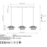 Opviq Luster Mantar-6503-S-2, 155x35x110cm, IP20, Zlatna | Eponuda.ba