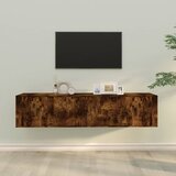 vidaXL 3-dijelni set TV ormarića boja dimljenog hrasta drveni | shoptok.hr