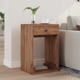  Noćni ormarić Smeđa 63 x 30 x 79 cm Čvrsto mahagonijsko drvo | shoptok.hr