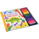  Knjiga za slikanje prstima Dinosauri, 64 stranice, 7 boja | shoptok.hr