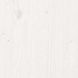 vidaXL Visoka omara bela 89x34x116,5 cm trdna borovina | Shoptok.si