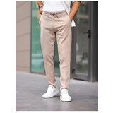 Dewberry 15728 Slim Fit Jogger Mens Trousers-CREAM | Shoptok.si