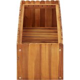  Vrtna posuda za sadnju od masivnog bagremovog drva 100x30x25 cm | Eponuda.com