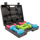 Gorilla Sports kofer sa 6 bučica za aerobik 12 kg 1867871