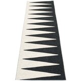 Pappelina črno-bel zunanji in notranji tekač 70x250 cm vivi black – Cene