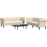  2-dijelni set sofa krem od tkanine | shoptok.hr