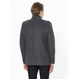 Dewberry PLT8378 MEN'S COAT-PATTERNED ANTHRACITE | Shoptok.si