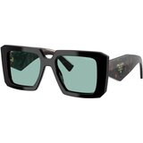 Prada PR23YS 26B40K ONE SIZE (51) Črna/Zelena Cene