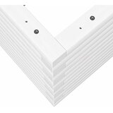  Vrtna sadilica bijela 80x80x46 cm od masivne borovine | Eponuda.com