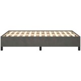 vidaXL Posteljni okvir temno siv 120x190 cm žamet | Shoptok.si