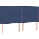  Posteljno vzglavje modro 180x5x118/128 cm blago, (20951860) | Shoptok.si
