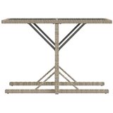  3-dijelni bistro set s jastucima svjetlosivi od poliratana | shoptok.hr