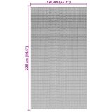 vidaXL Zavjesa za vrata protiv insekata tamnosiva 120x220 cm bambus | shoptok.hr