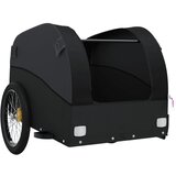 Prikolica za bicikl crna 45 kg željezna | shoptok.hr