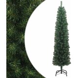  Tanko umjetno božićno drvce sa stalkom zeleno 240 cm PVC | shoptok.hr
