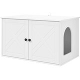  Mačja Kuća Bijelo 85 x 55 x 50,5 cm Konstruirano drvo | Eponuda.com