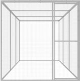 Kavez za mačke 4,5 x 1,5 x 1,5 m od pocinčanog čelika | shoptok.hr