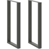  Noge za barski stol U-oblika 2 kom antracit 60 x (110-111) cm čelik | shoptok.hr