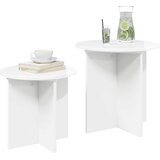  Set pomoćnih stolića s pohranom 2 pcs Konstruirano drvo | shoptok.hr