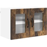  Zidni stakleni ormarić Dimljeni hrast 60 x 31 x 40 cm | shoptok.hr