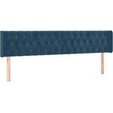  LED uzglavlje tamnoplavo 183x16x78/88 cm baršunasto | shoptok.hr