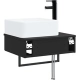  Zidni sudoper Crna 50 x 41 x 39 cm Konstruirano drvo | shoptok.hr