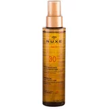 Nuxe sun tanning oil SPF30 brončano ulje za tijelo i lice 150 ml