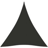 vidaXL Senčno jadro oksford blago trikotno 5x6x6 m antracitno, (20610738) | Shoptok.si
