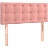  Krevet box spring s madracem LED ružičasti 90x200 cm baršunasti | shoptok.hr