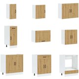  14-dijelni set kuhinjskih ormarića Kalmar konstruiranog drva | shoptok.hr