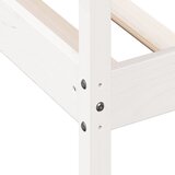 Dnevni krevet bez madraca bijeli 100x200 cm od masivne borovine | Shoptok.si