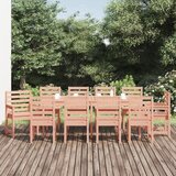  11-dijelni vrtni blagovaonski set od masivnog drva duglazije | shoptok.hr