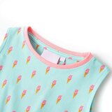  Dječja haljina s vezicom svijetla boja mente 92 | shoptok.hr
