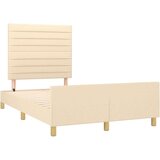  Za krevet s uzglavljem krem 120x200 cm od tkanine | shoptok.hr