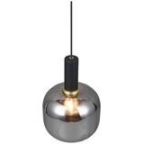 Črna viseča svetilka s steklenim senčilom ø 20 cm Diva – | Shoptok.si