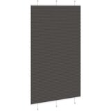 vidaXL Plisirana roleta crna 115x200 cm širina tkanine 114,4 cm | shoptok.hr