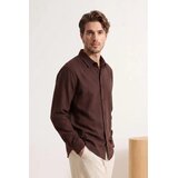 Trendyol muška košulja TMNSS26GO00032, braon | Eponuda.com