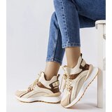Gemre Beige sporty fabric sneakers Begins | Shoptok.si