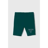 Guess Otroške kratke hlače zelena barva