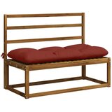  Jastučić za klupu VIANEN 100% poliester Crvena 100 x 50 x 12 cm - Crvena 100 x 50 x 12 cm | shoptok.hr