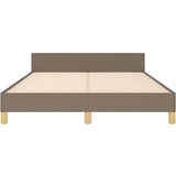  Za krevet s uzglavljem smeđesivi 140x190 cm od tkanine | shoptok.hr